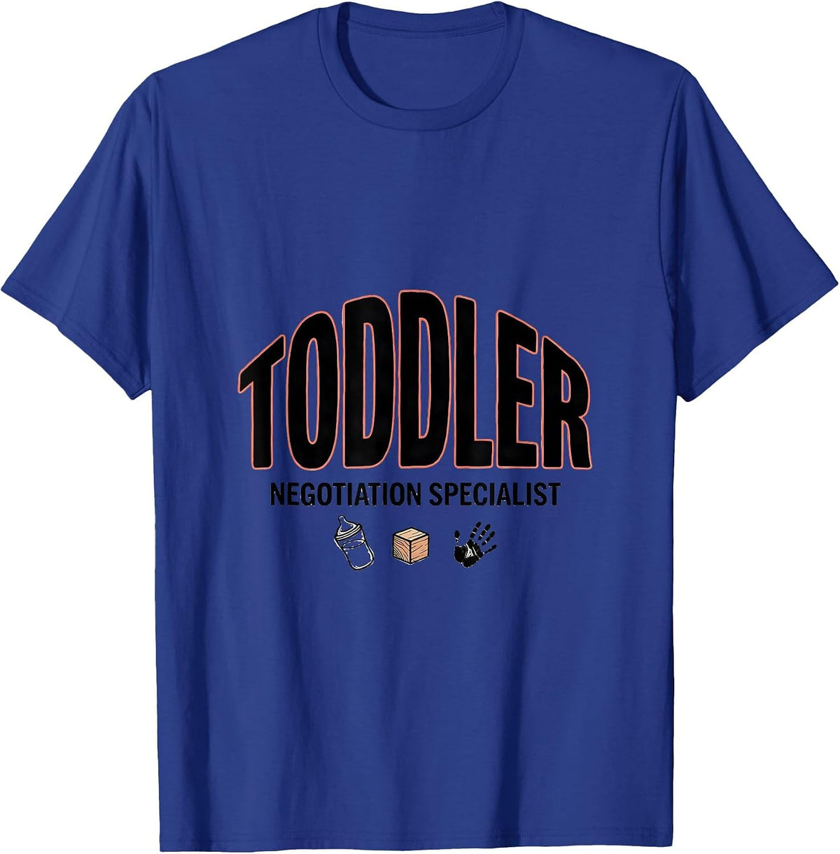 Men's Toddler Negotiation Specialist Funny Daycare Provider T-Shirt - Royal Blue