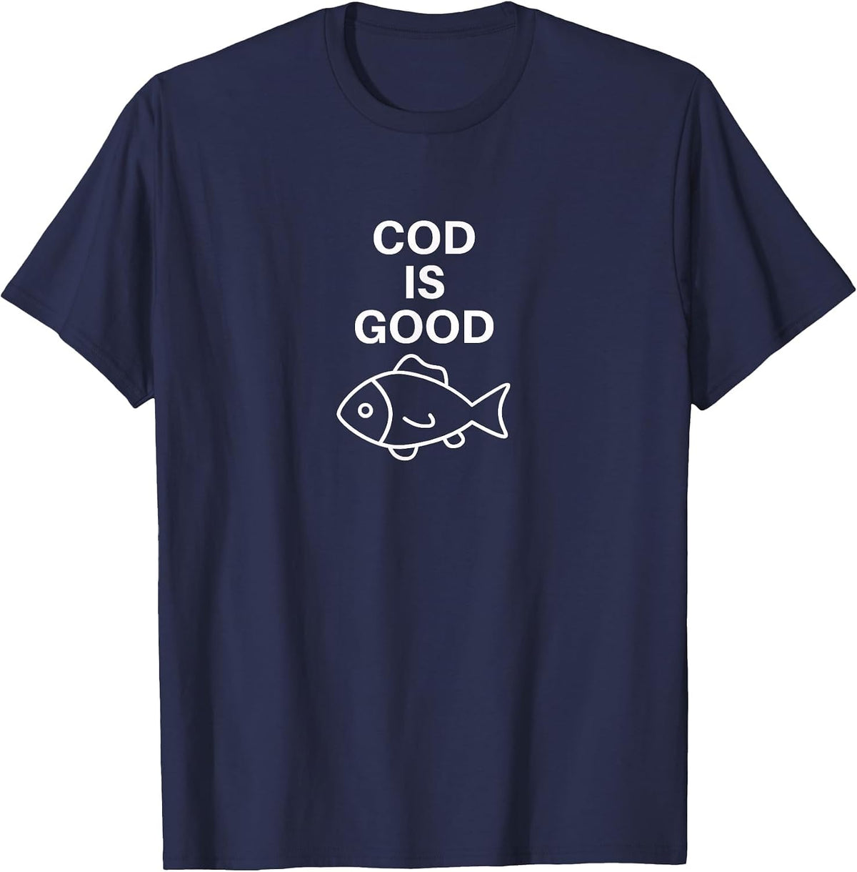 Cod is Good T-Shirt - Navy Blue