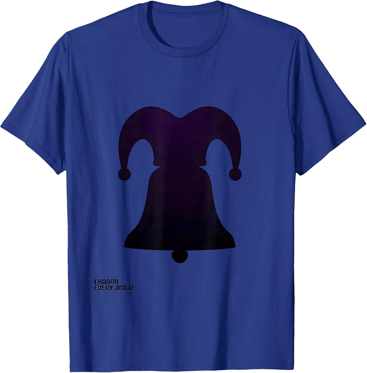 I Hoard Every Jingle Minimalist Mardi Gras Party Humor T-Shirt - Royal Blue