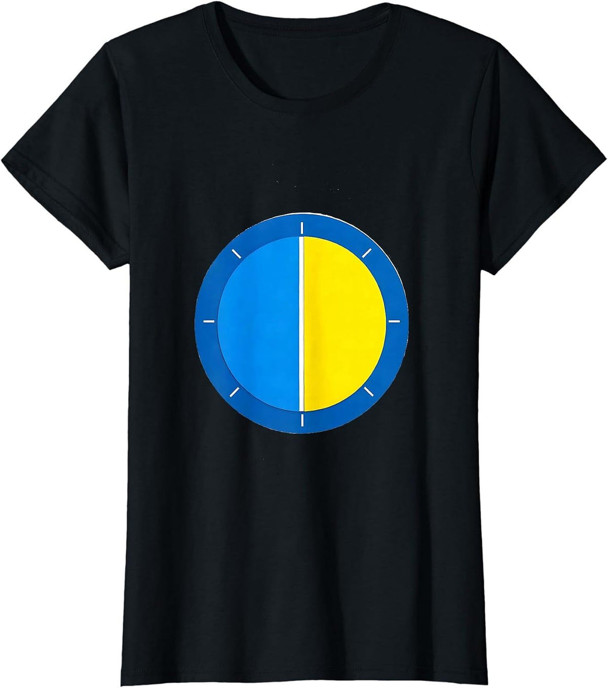 Circular Down Syndrome Awareness Support Family Pride T-Shirt - Black