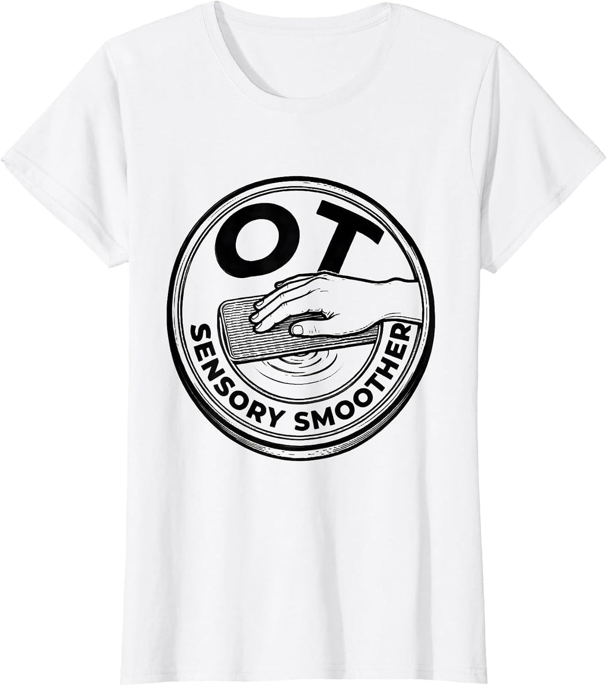 OT Sensory Smoother Occupational Therapy Professional Pride T-Shirt - White