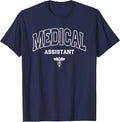 Medical Assistant MA CMA Nursing Doctor Assistant Student T-Shirt - Navy Blue