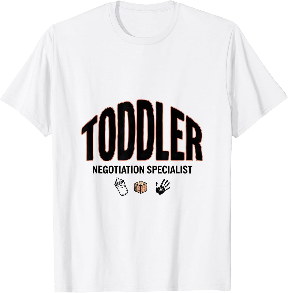 Men's Toddler Negotiation Specialist Funny Daycare Provider T-Shirt - White