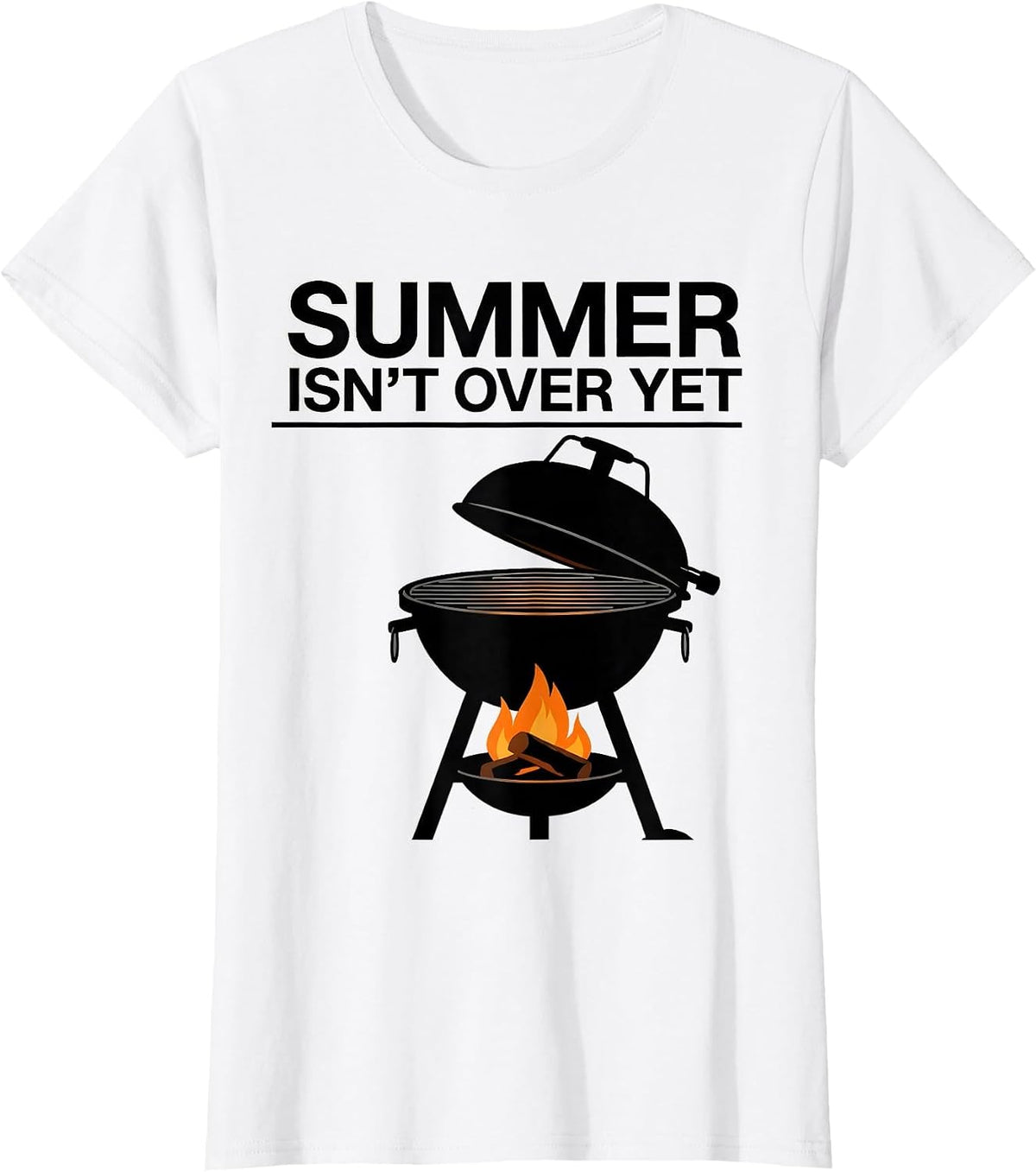 Summer Isn't Over Yet Grill Dad Last Cookout T-Shirt - White