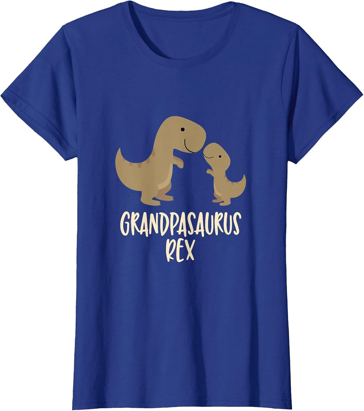 Grandpasaurus Rex T-Shirt Grandpa Saurus Dinosaur T-Shirt - Royal Blue