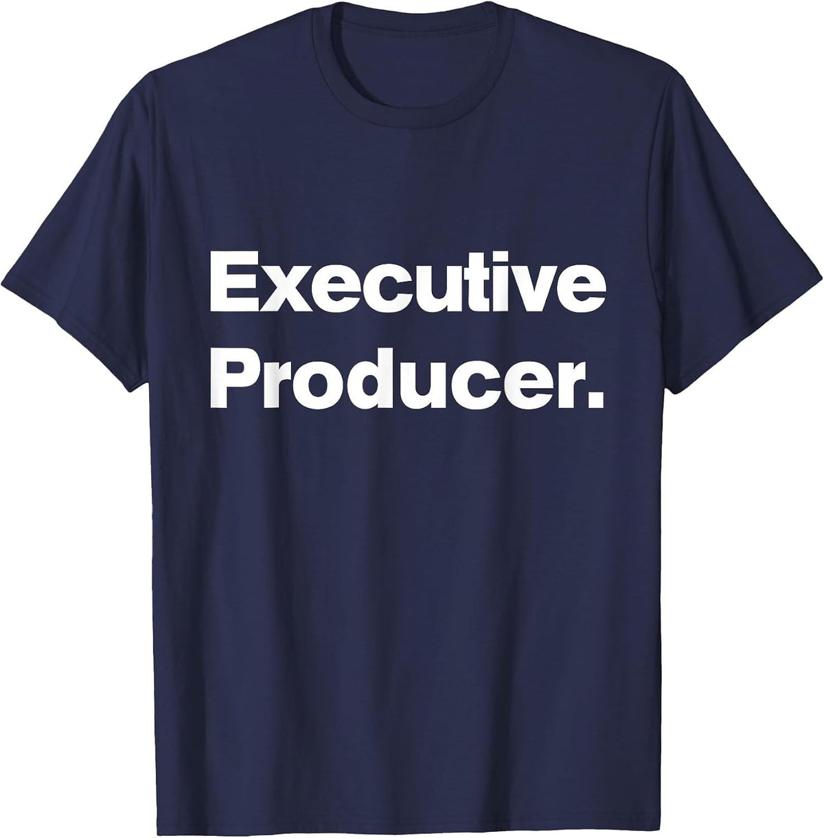 Executive Producer - The Original Matching Family Fun Shirts T-Shirt - Navy Blue