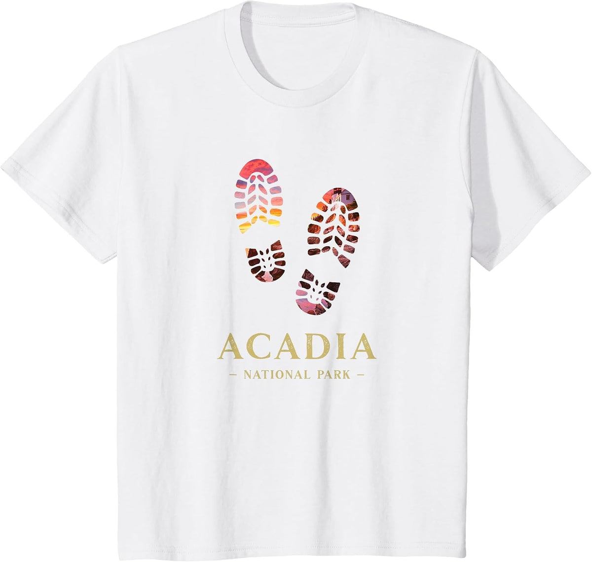 Acadia National Park Hike Hiking Hiker Camping Souvenir T-Shirt - White