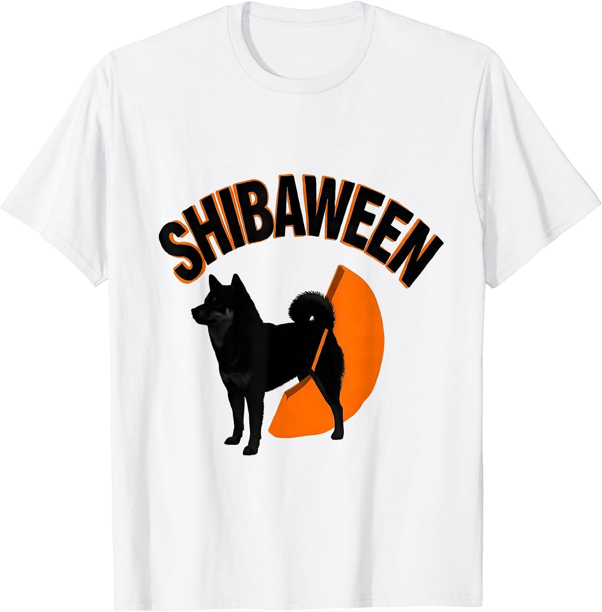 Men's Shibaween Funny Shiba Inu Halloween Dog Lover Costume T-Shirt - White