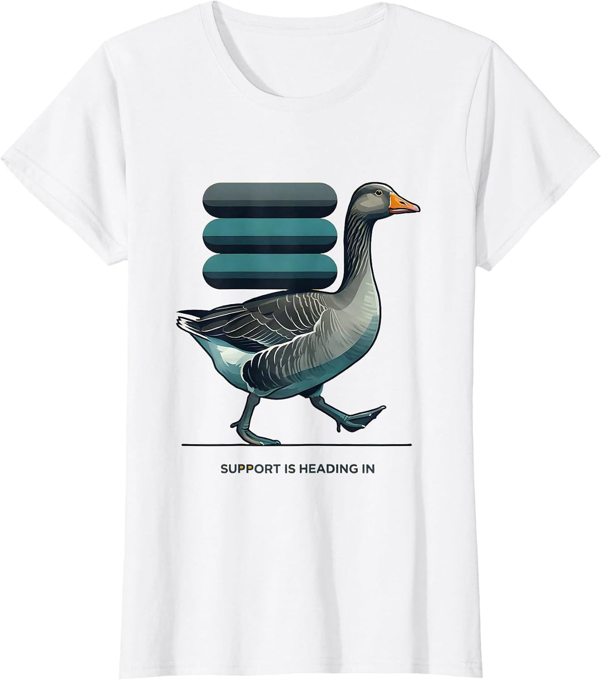 Support Is Heading In Midcentury Modern SPED Teacher T-Shirt - White