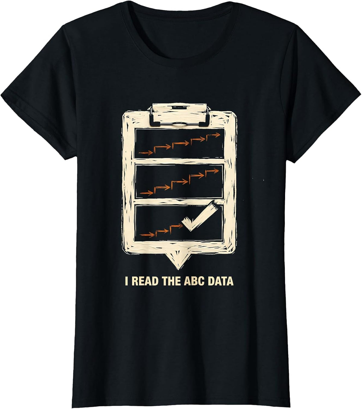 I Read The ABC Data Funny Special Education Teacher Sped T-Shirt - Black