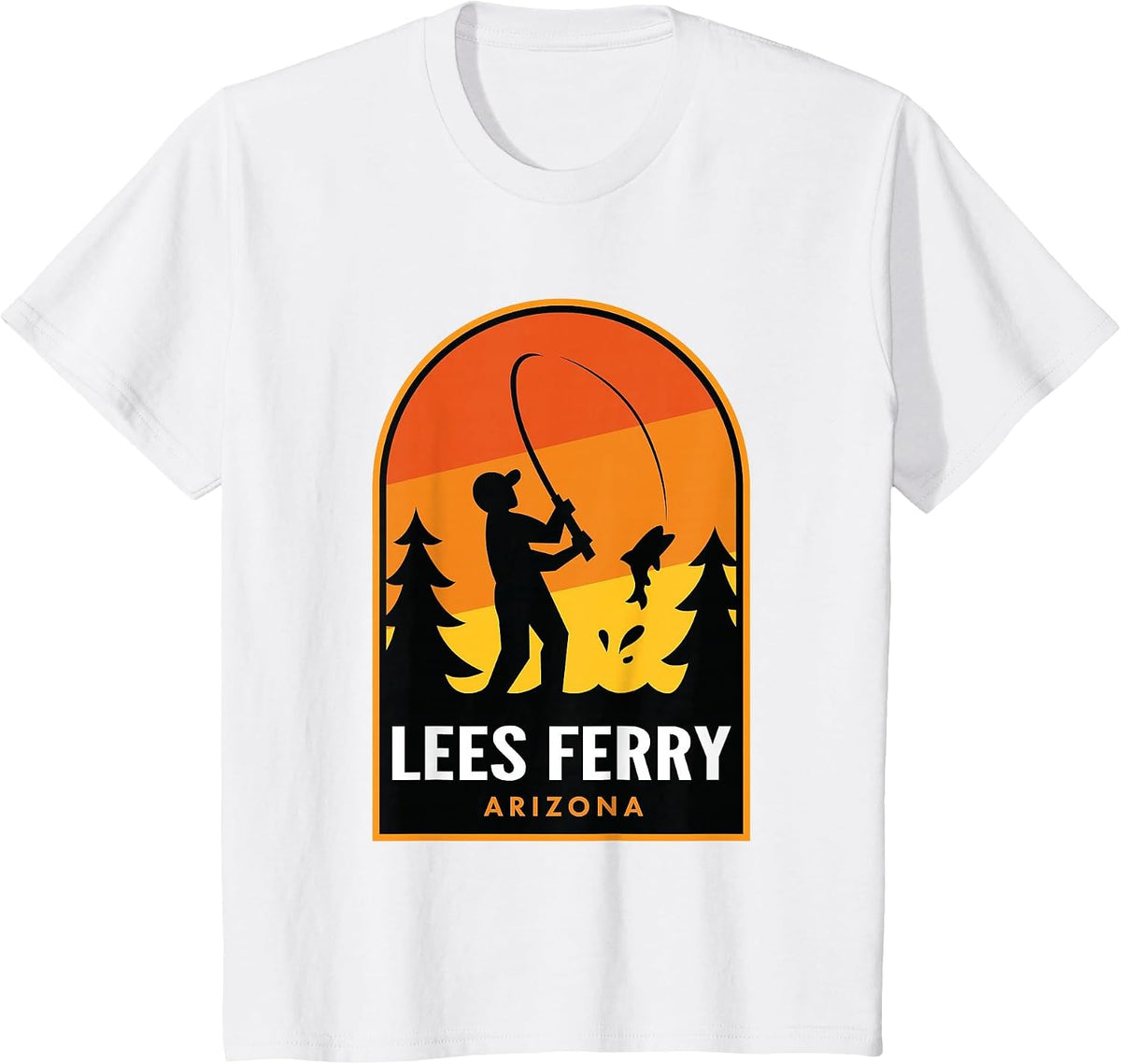 Lees Ferry Arizona Fishing T-Shirt - White