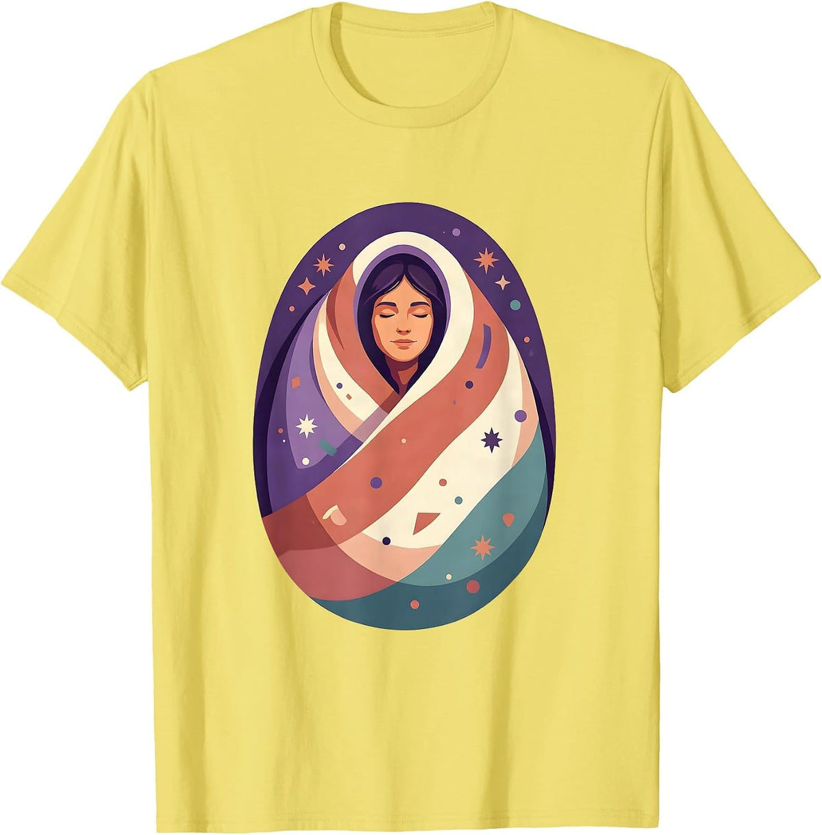 Men's Autism Weighted Blanket Cocoon Comfort Illustration T-Shirt - Lemon Yellow