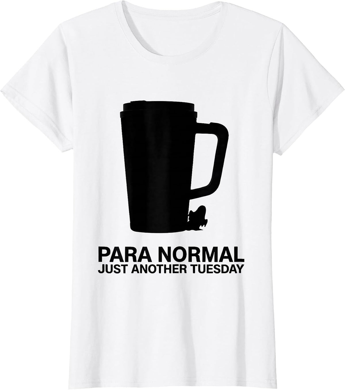 Women's Para Normal Just Another Tuesday Ghost Sped Teacher T-Shirt - White