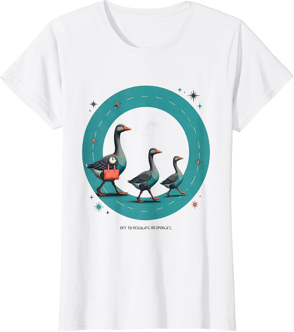 Off To Regulate Responses Funny Mental Health Counselor T-Shirt - White