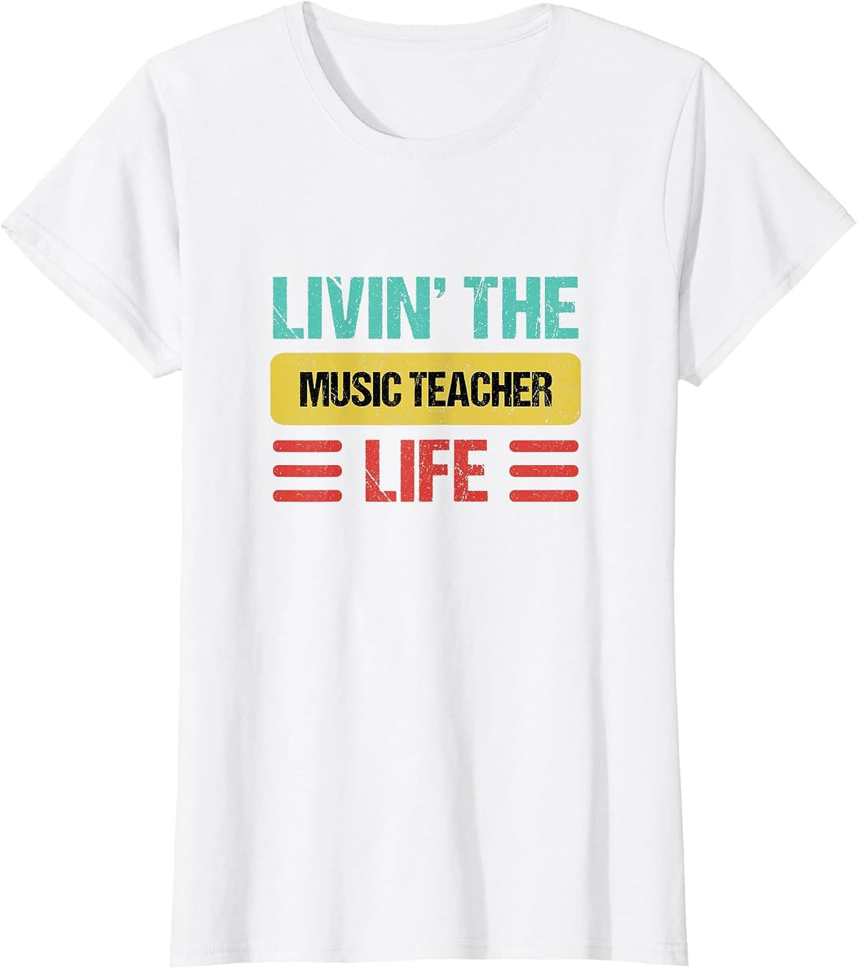 Music Teacher T-Shirt - White