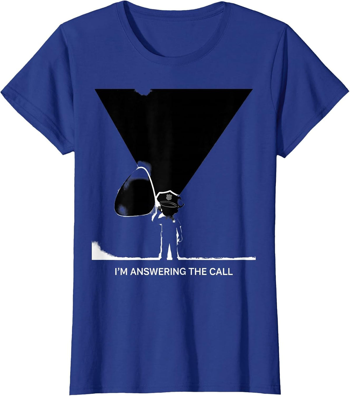 Women's I'm Answering The Call Future Police Officer Kids Toddler T-Shirt - Royal Blue