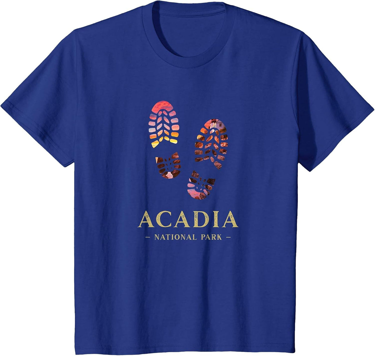 Acadia National Park Hike Hiking Hiker Camping Souvenir T-Shirt - Royal Blue