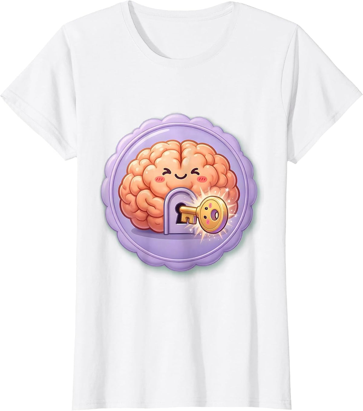 Unlocking the Mind Special Education Teacher Gift T-Shirt - White