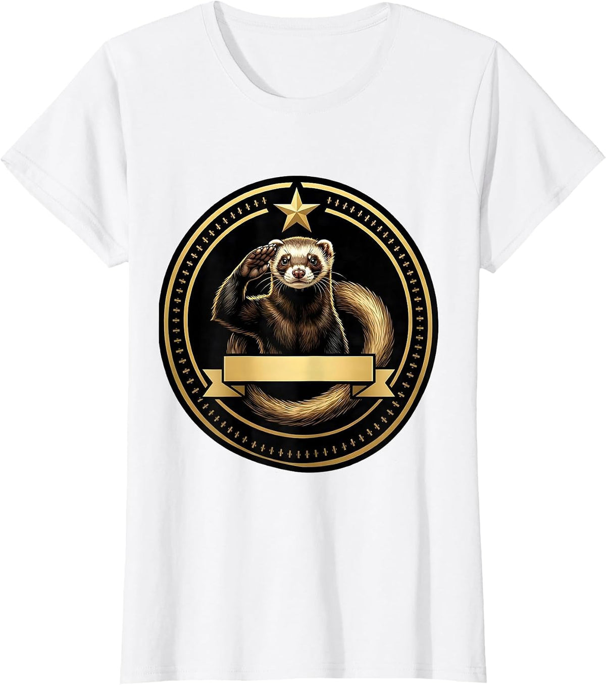 Women's Ferret Owner Seal Funny Pet Lover Gift T-Shirt - White