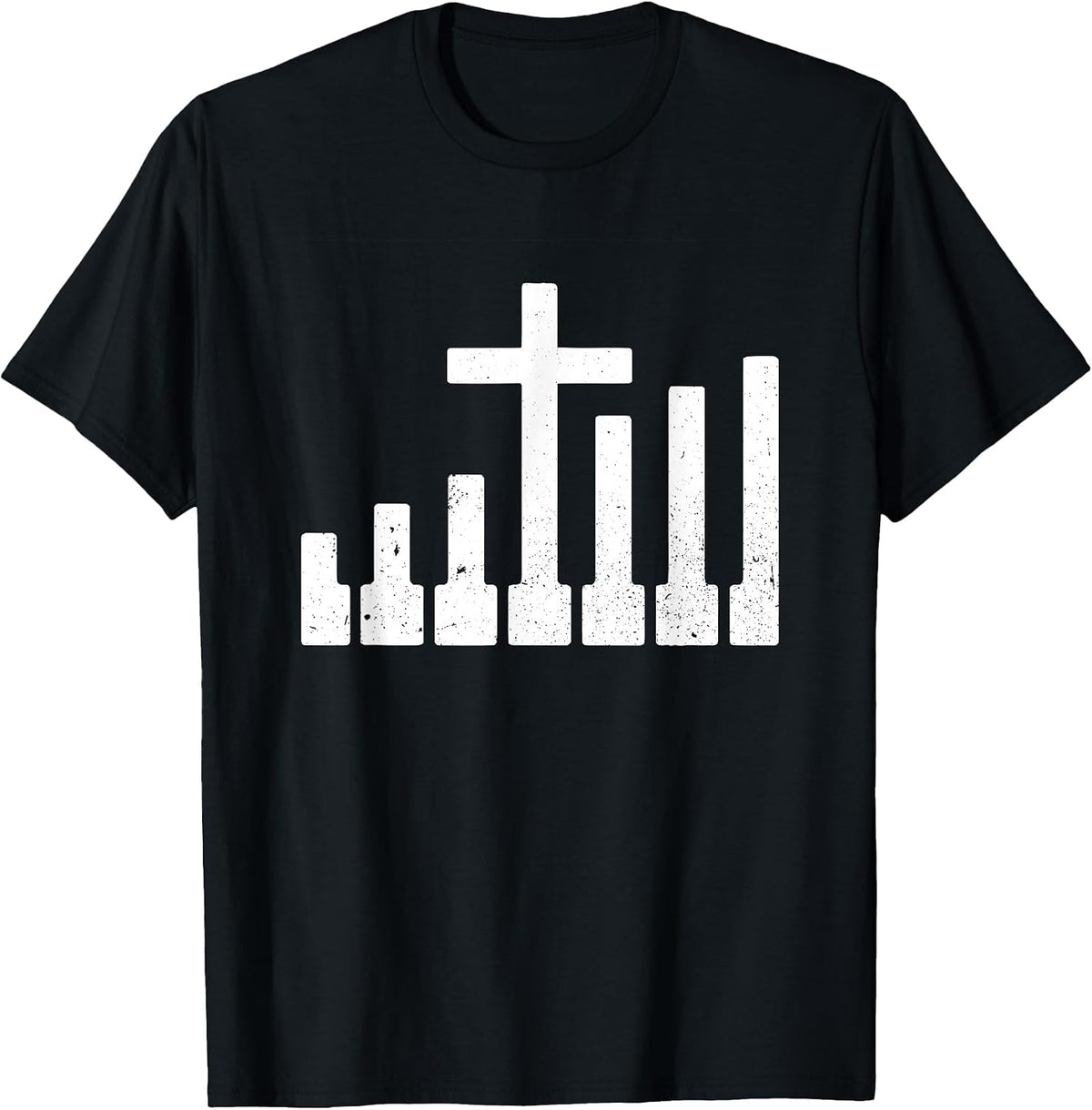 Christian Piano Player Piano Teacher Keyboard Instrument T-Shirt - Black