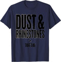 Dust & Rhinestones That's Me Western Cowgirl Rodeo Humor T-Shirt - Navy Blue