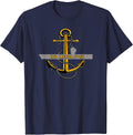 Aircraft Carrier USS America CV-66 Veterans Day Front&Back T-Shirt - Navy Blue
