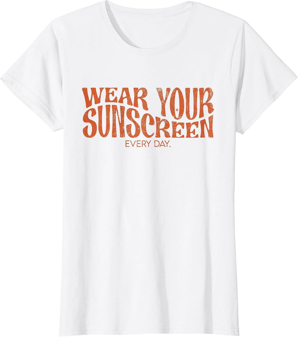 Vintage Wear Your Sunscreen Every Day SPF Dermatologist T-Shirt - White