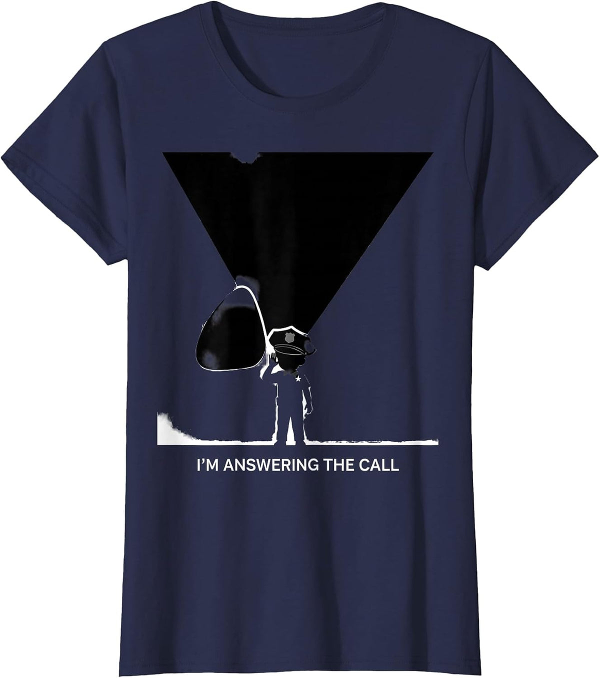 Women's I'm Answering The Call Future Police Officer Kids Toddler T-Shirt - Navy Blue