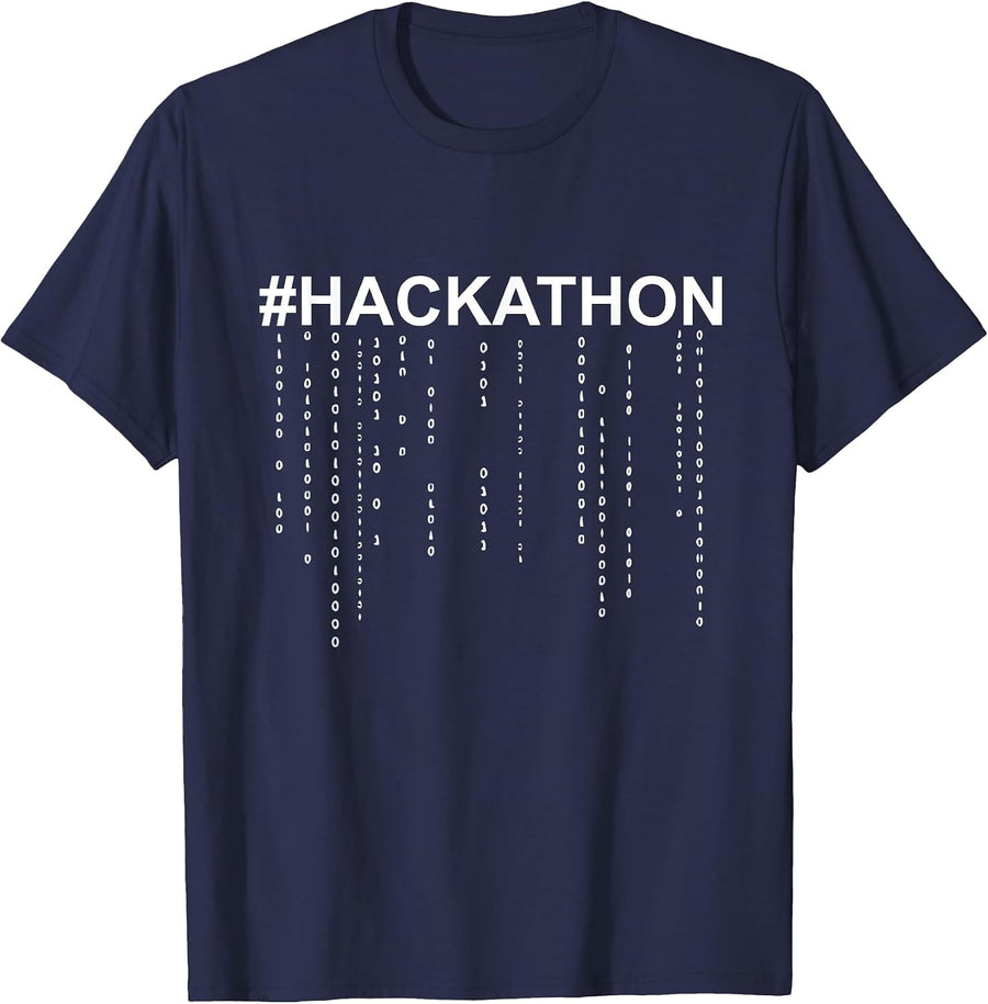 Hack Day Hackathon Shirt for Developers T-Shirt - Navy Blue