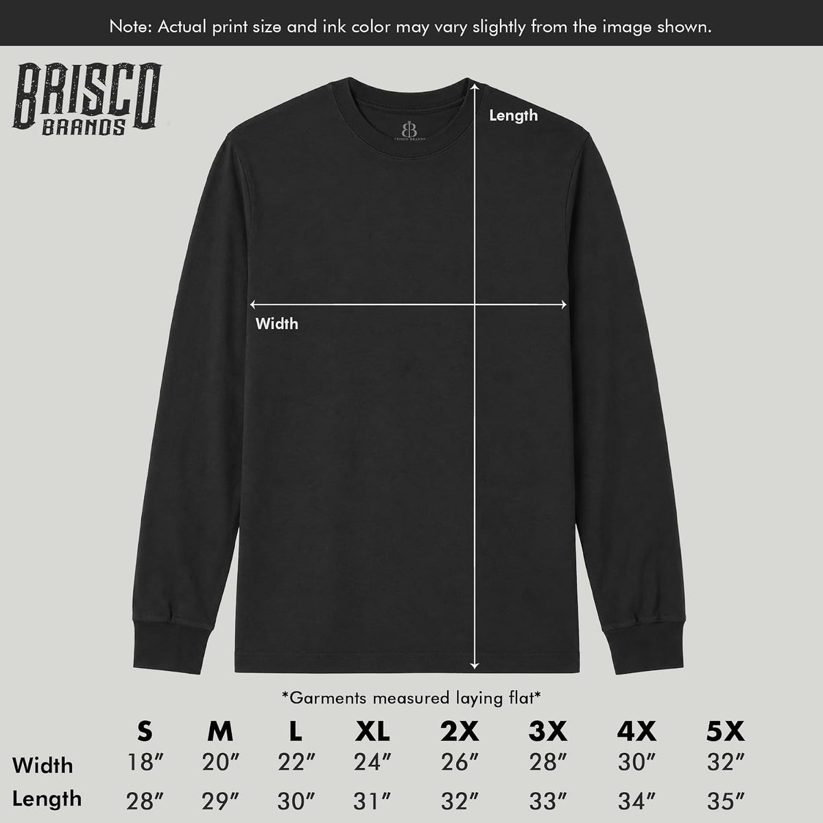 Chinook Fishing Fisherman Long Sleeve Tshirt Men Women - size chart
