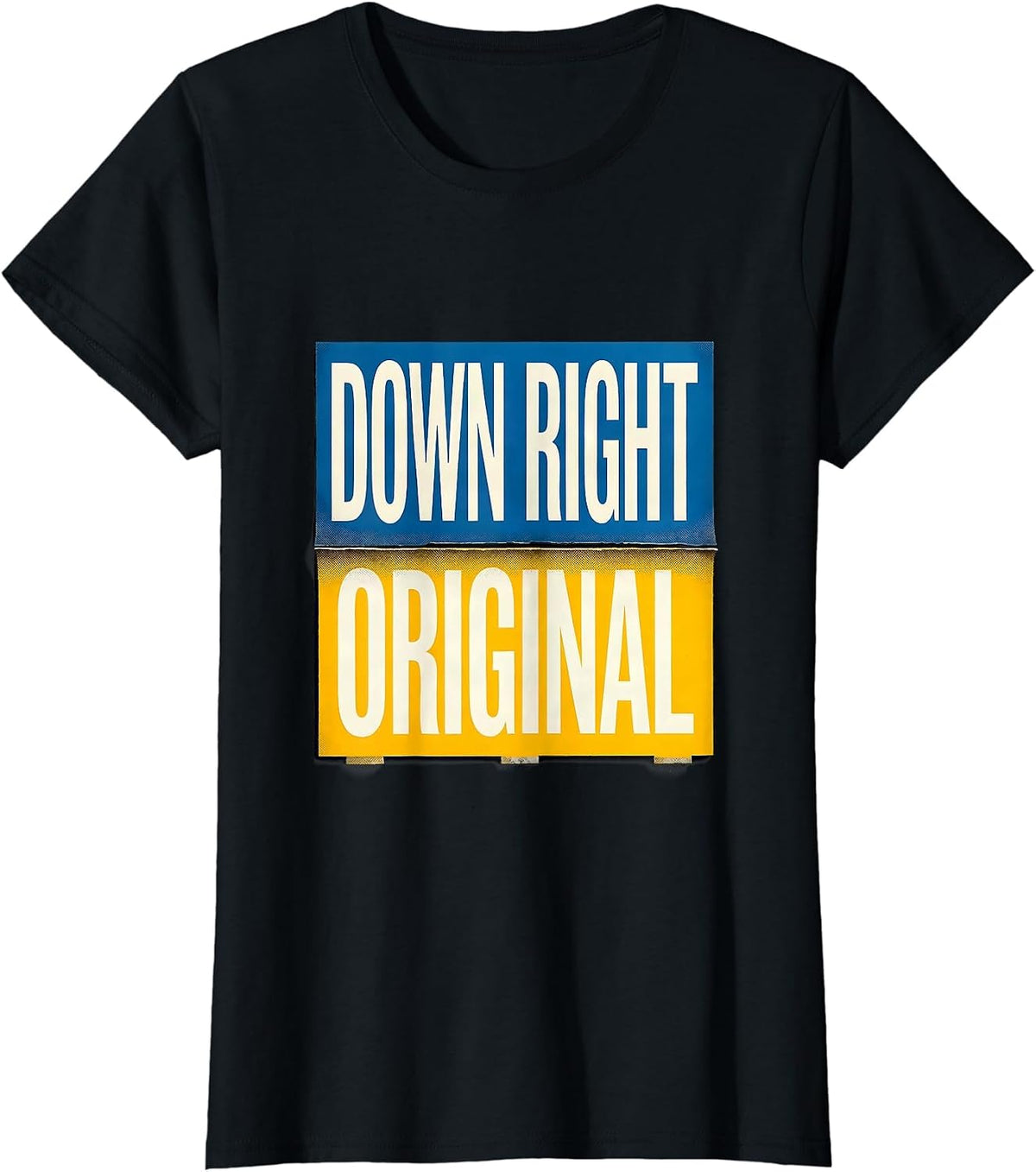 Women's Down Right Original Heartfelt Down Syndrome Awareness Family T-Shirt - Black