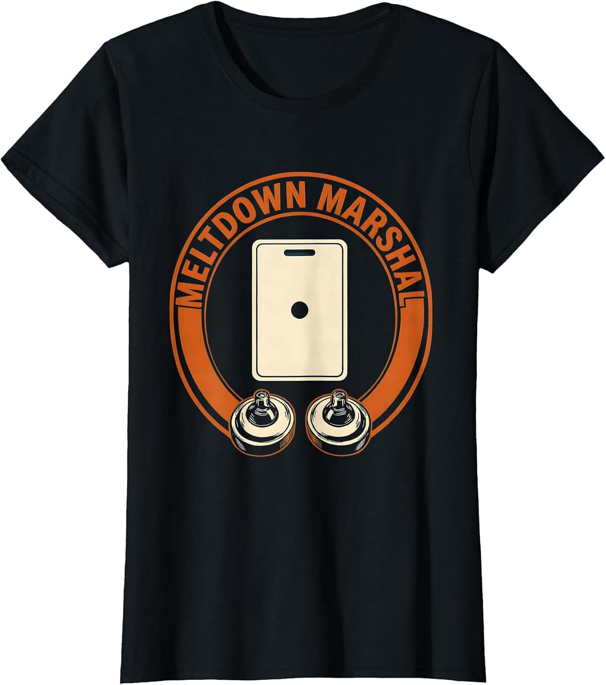 Meltdown Marshal Funny Daycare Provider Childcare Teacher T-Shirt - Black