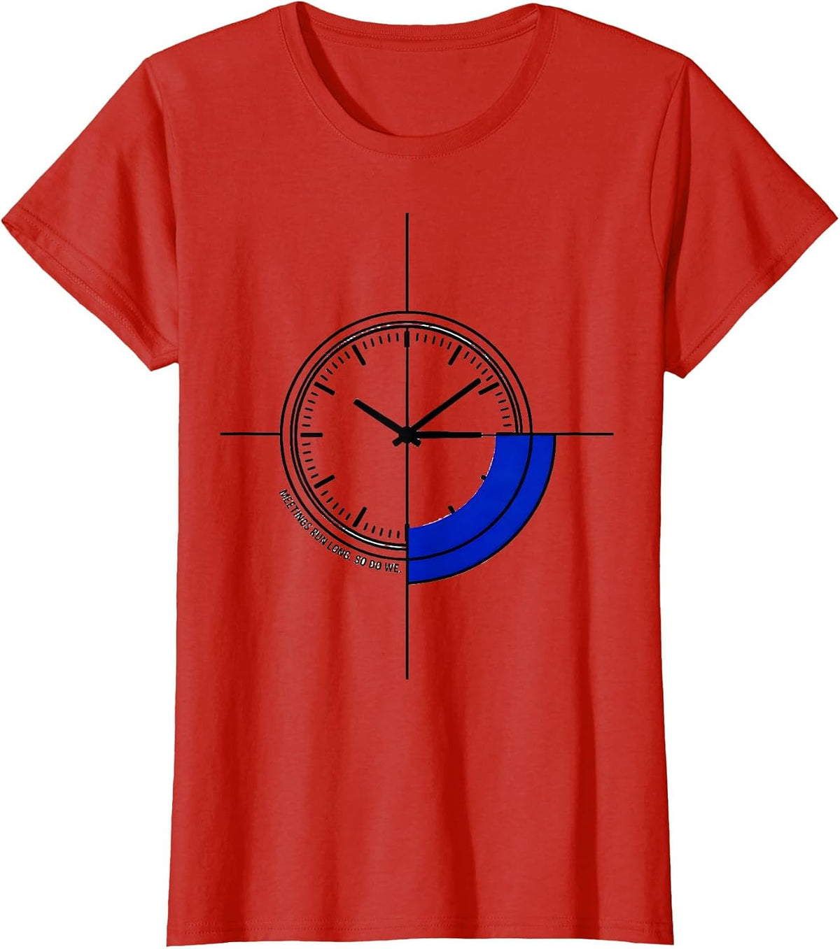 Meetings Run Long So Do We Swiss International SPED Teacher T-Shirt - Red