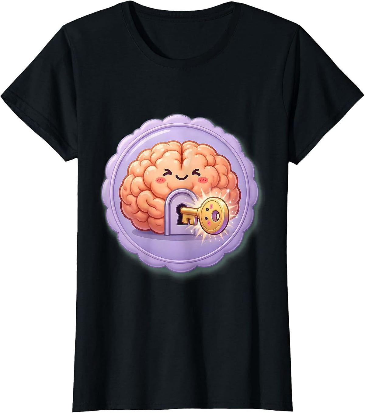 Unlocking the Mind Special Education Teacher Gift T-Shirt - Black