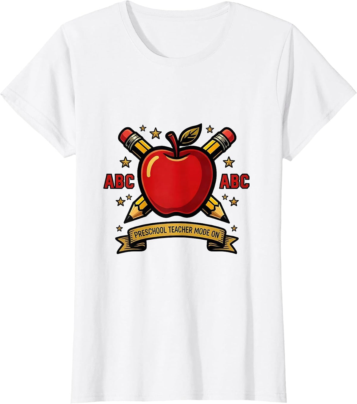 Preschool Teacher Mode On Educator Design T-Shirt - White