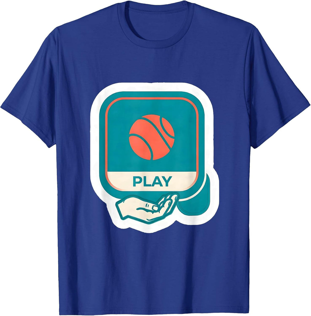 Play Whimsical AAC Speech Therapy SLP Teacher Resource T-Shirt - Royal Blue