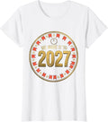 Women's We Made It To 2027 Funny Family Matching New Years Eve Party T-Shirt - White