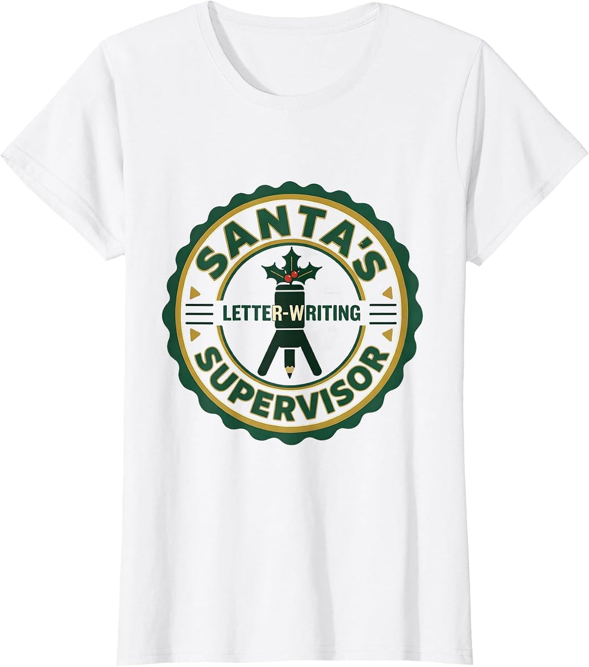 Santa's Letter-Writing Supervisor Occupational Therapy T-Shirt - White