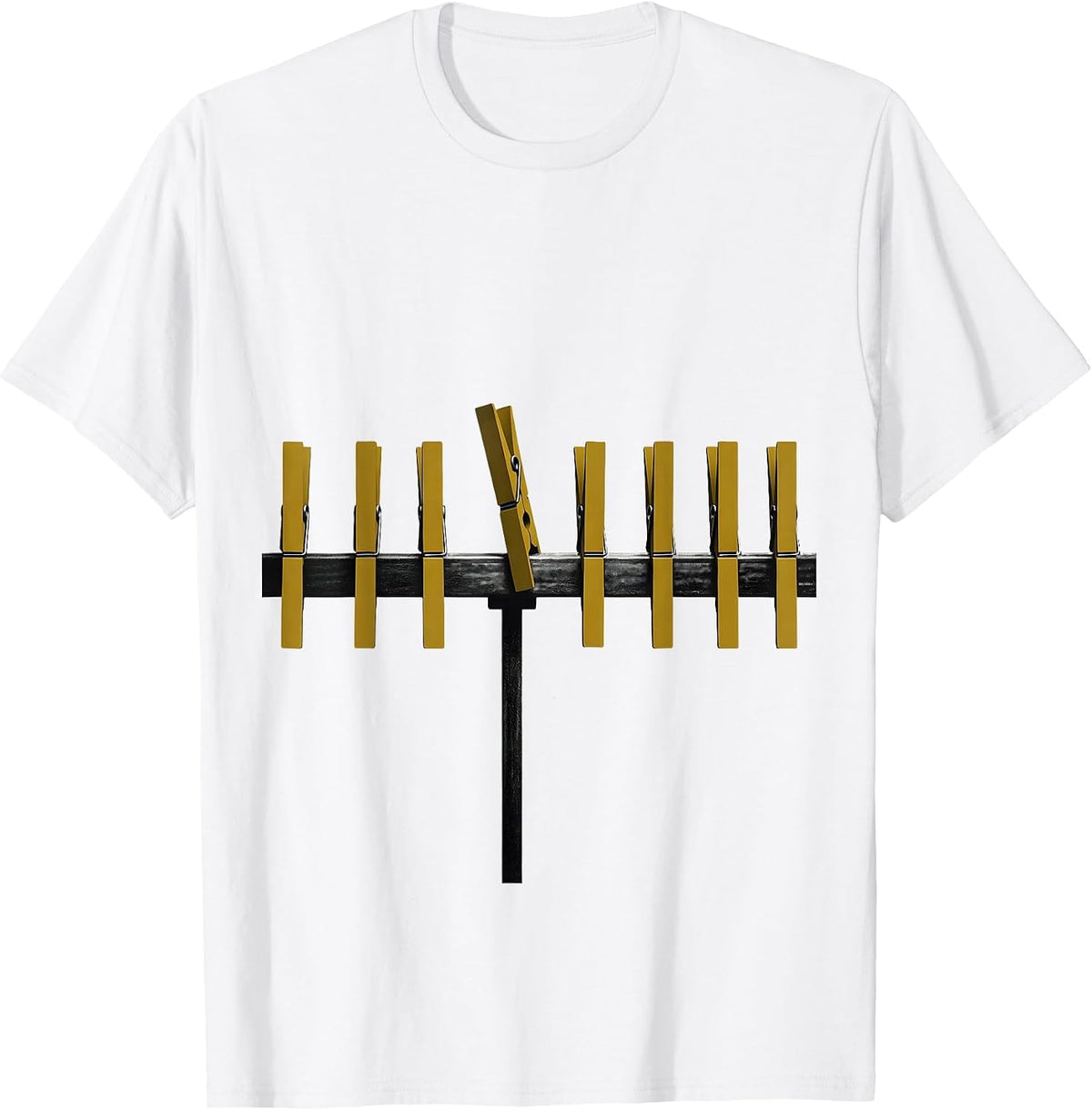 Men's Slotted Therapy Rail Occupational Therapy Humor T-Shirt - White