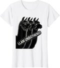 Women's Llam Unbothered Funny Llama Alpaca Humor Casual Gift T-Shirt - White