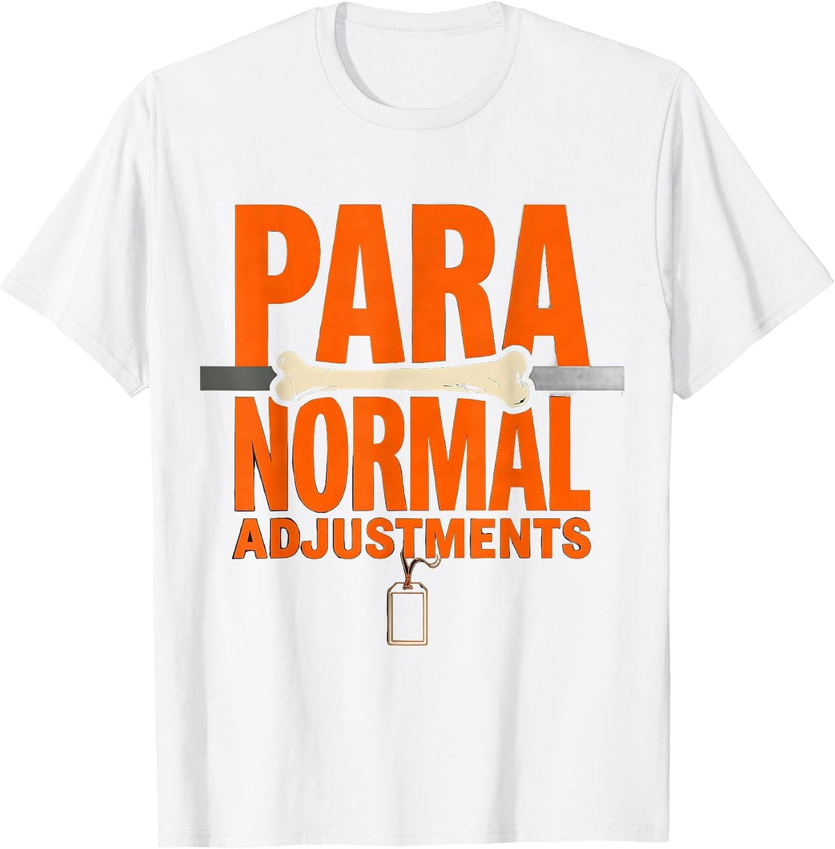 Men's Para Normal Adjustments Ghost Sped Para Teacher Halloween T-Shirt - White