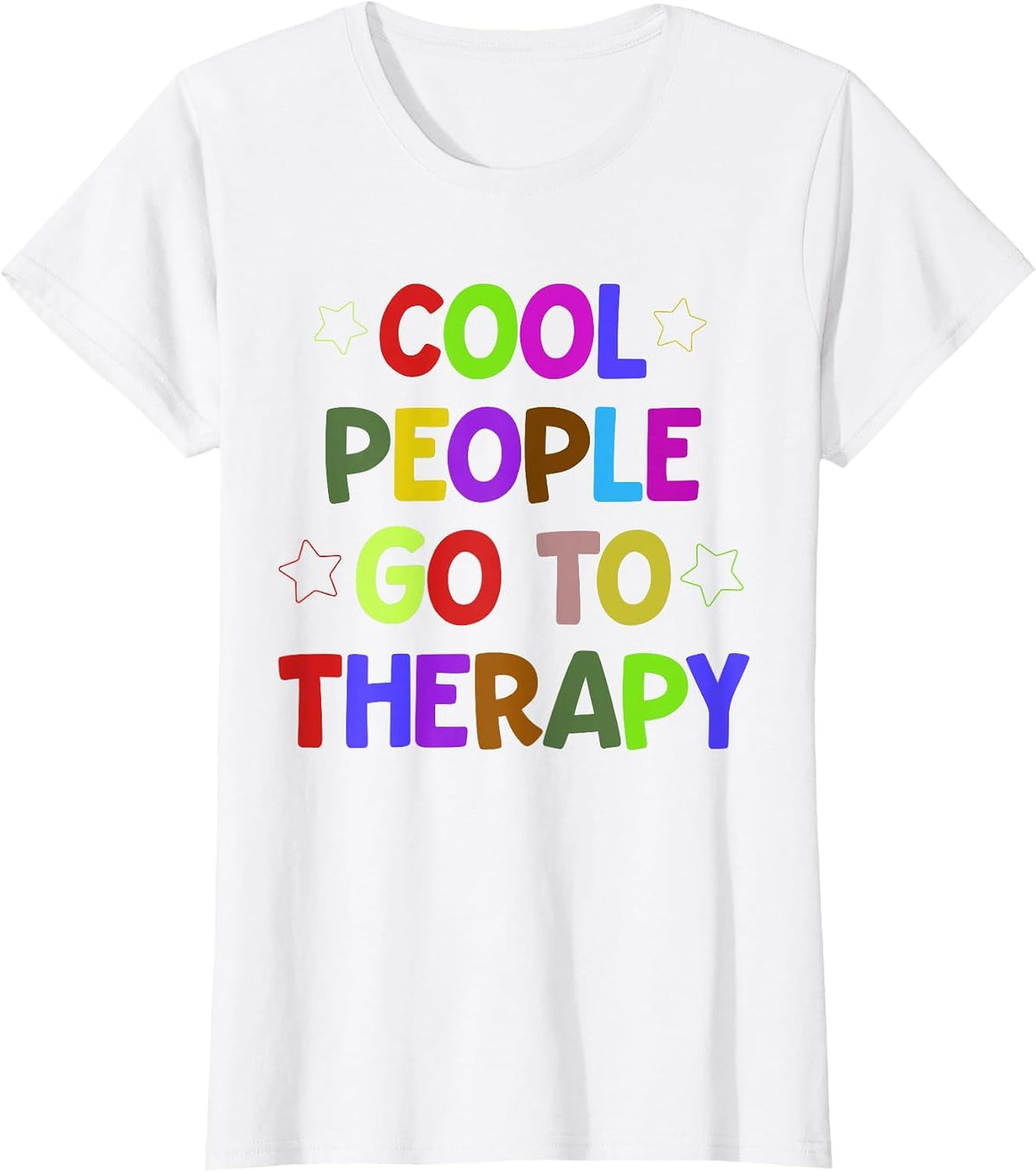 Therapy is Cool Inspirational Mental Health Therapist T-Shirt - White