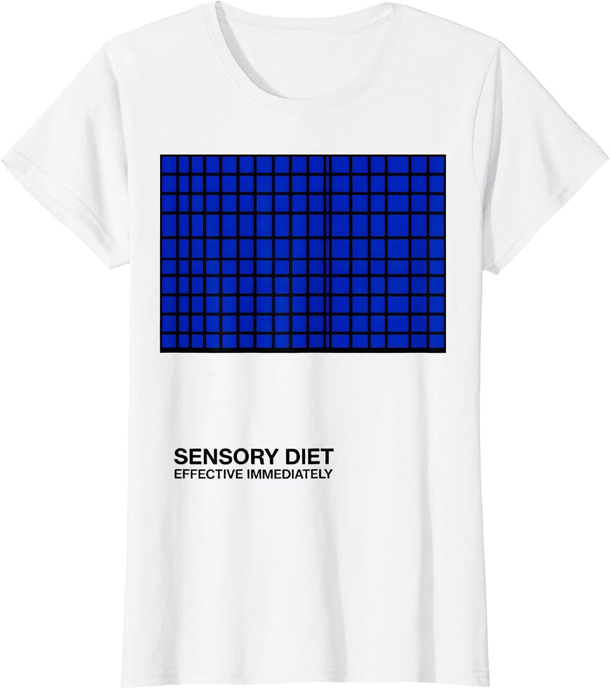 Women's Sensory Diet Effective Immediately Occupational Therapy T-Shirt - White