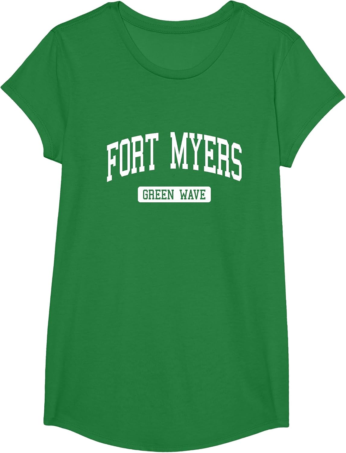 Fort Myers High School HS Fort Myers FL Varsity Sports T-Shirt - Girls Kelly Green