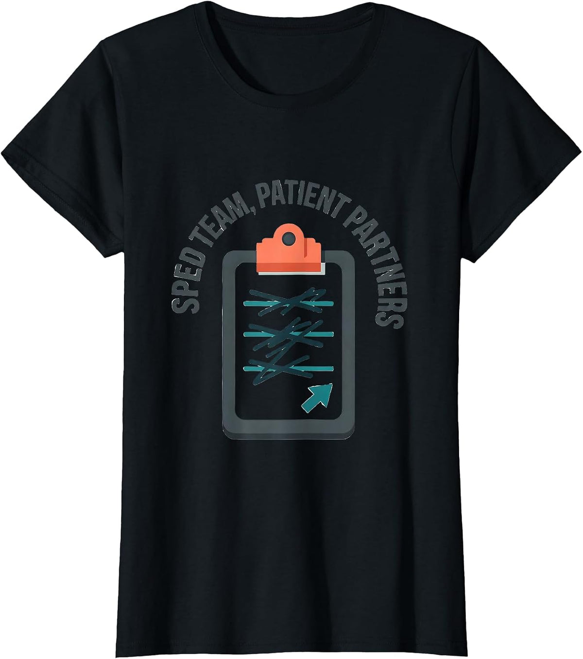 SPED Team Patient Partners Special Education Teacher T-Shirt - Black