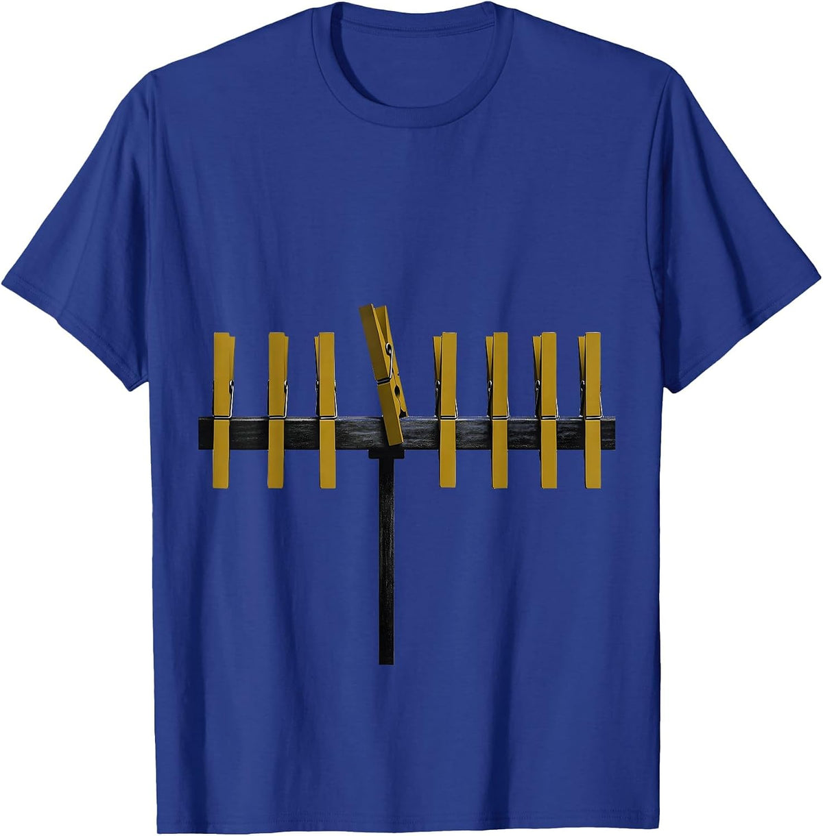 Men's Slotted Therapy Rail Occupational Therapy Humor T-Shirt - Royal Blue