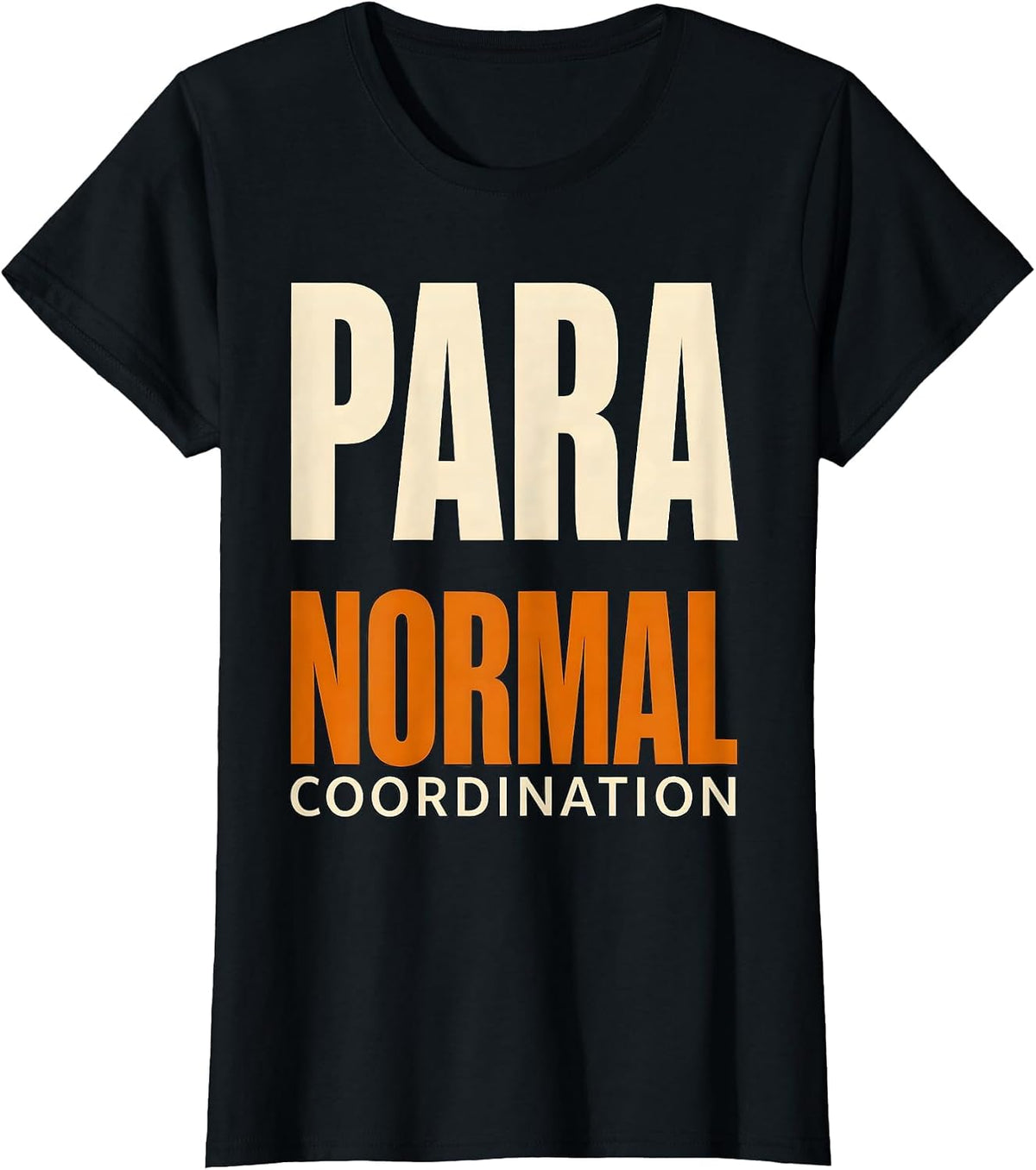 Para Normal Coordination Playful SPED Para Teacher Halloween T-Shirt - Black