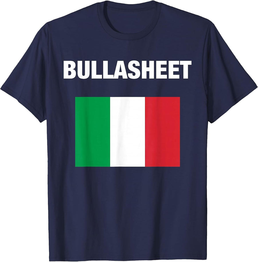 Bullasheet Funny Apparel T-Shirt - Navy Blue