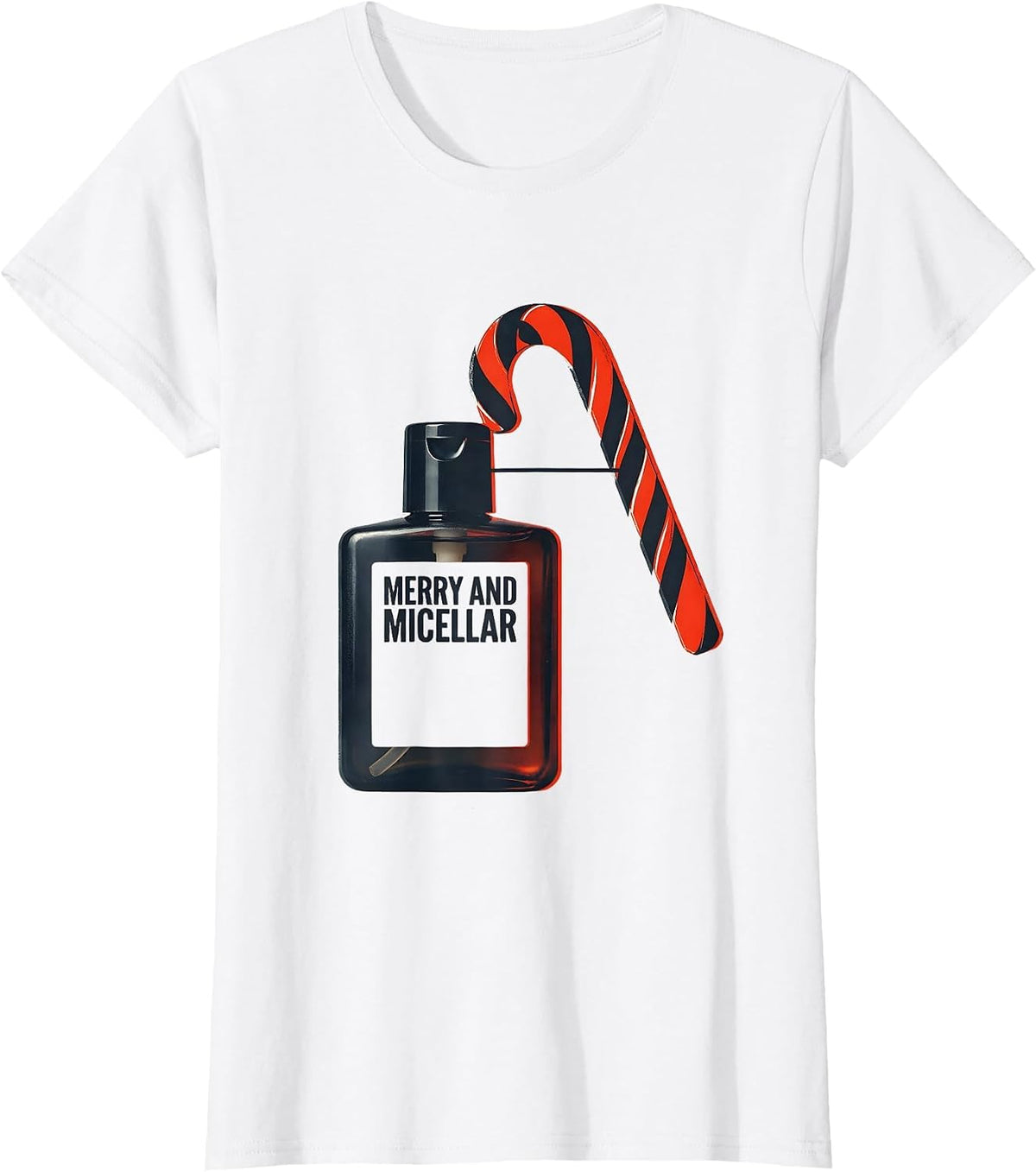 Merry And Micellar Esthetician Dermatology Christmas T-Shirt - White