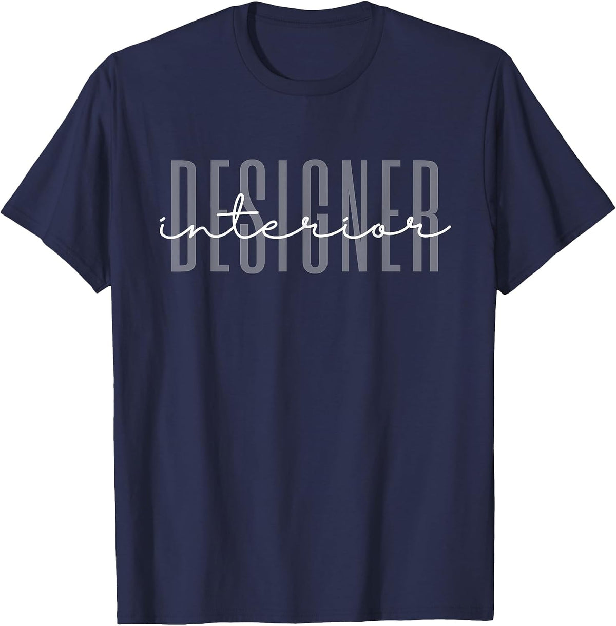 Interior Designer Interior Design T-Shirt - Navy Blue